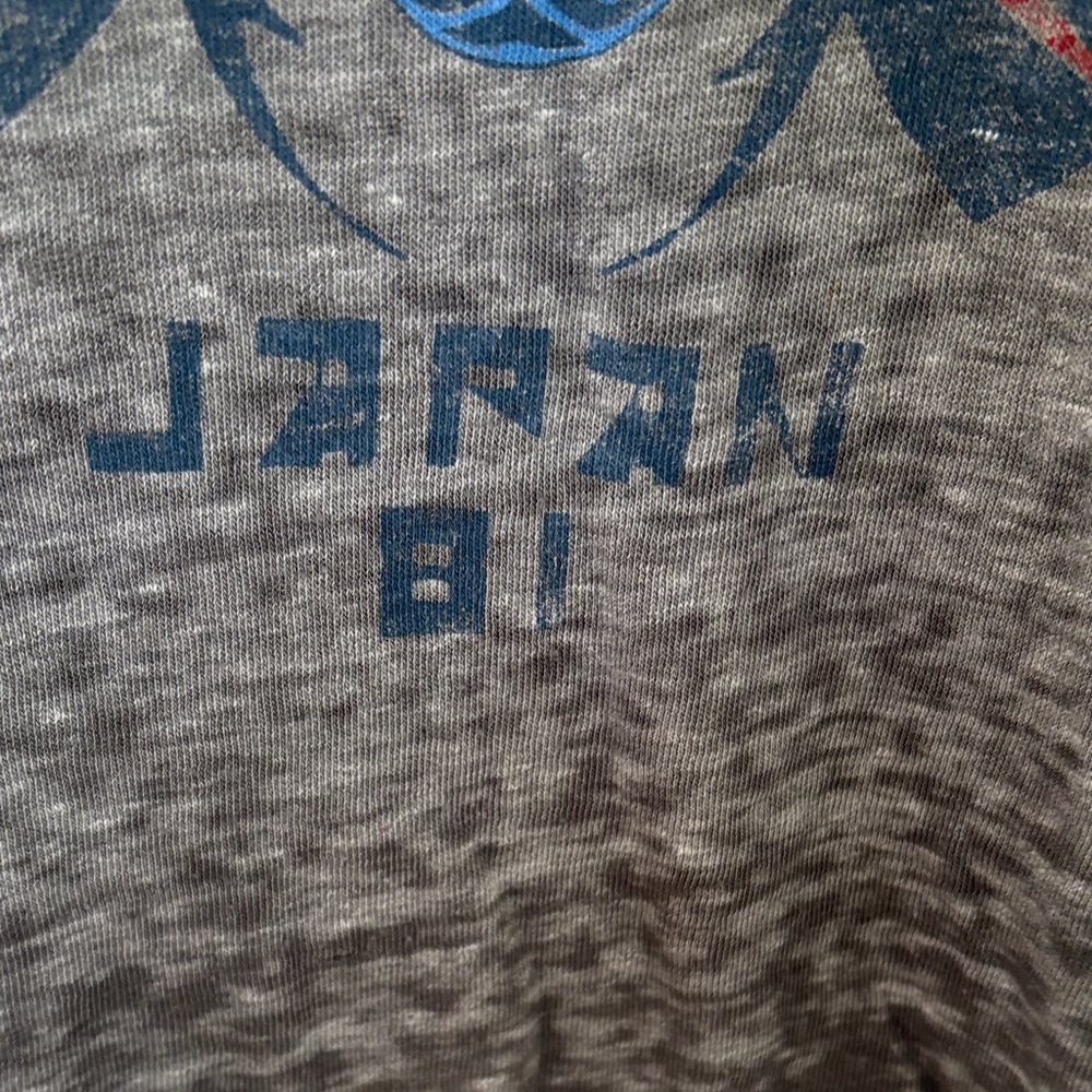 Women's Gray Graphic Strappy Tee - Picture 8 of 9